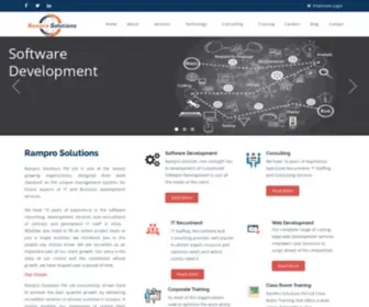 Ramprosolutions.com(Application Development) Screenshot