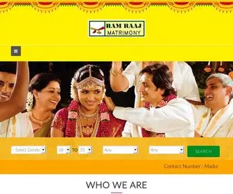 RamraajMatrimony.com(RAM RAAJ Matrimony Madurai) Screenshot