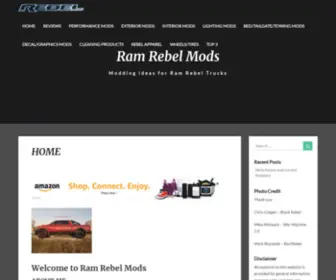 Ramrebelmods.com(Ram Rebel mods) Screenshot