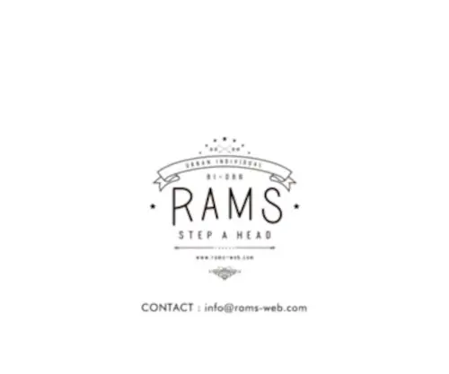 Rams-WEB.com(CALEE / RADIALL / DUPPIES / BOUNTY HUNTER / CLUCTなどの正規取扱い店 【RAMS】 店) Screenshot