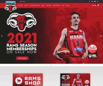 Rams.org.nz(Canterbury's NZNBL Basketball Team) Screenshot