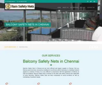 Ramsafetynets.com(Balcony Safety Nets in Chennai) Screenshot