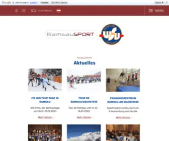 Ramsausport.com(RamsauSPORT in Ramsau am Dachstein) Screenshot