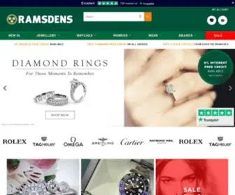 Ramsdensjewellery.co.uk(Ramsdens Jewellery) Screenshot