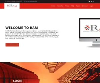Ramservicing.com(Reliant Account Management (RAM)) Screenshot