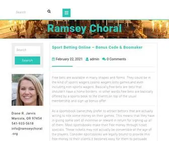 Ramseychoral.org(Ramsey Choral) Screenshot