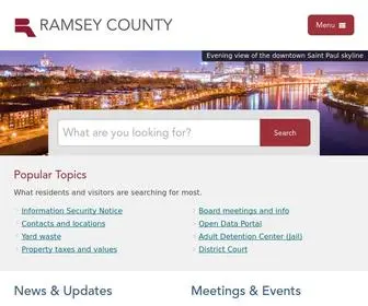 Ramseycounty.us(Ramsey County) Screenshot