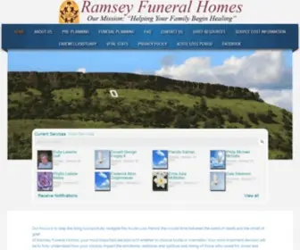 Ramseyfuneralhomes.com(Our Mission) Screenshot