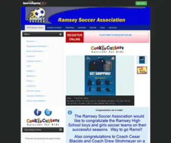Ramseysoccer.com(Ramsey Soccer Association) Screenshot