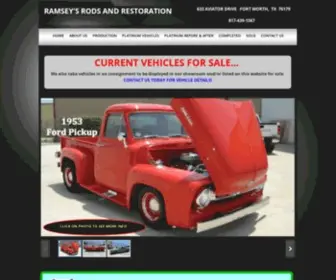 Ramseysrods.com(Ramsey's Rods) Screenshot