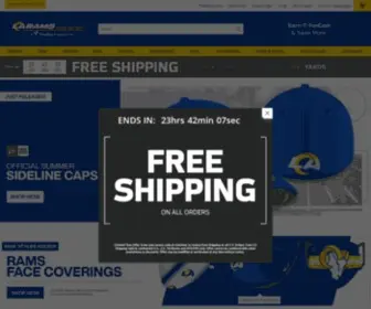 Ramsfanshop.com(The Official Online Store of the St) Screenshot