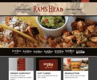 Ramsheadgroup.com(The Rams Head Group) Screenshot