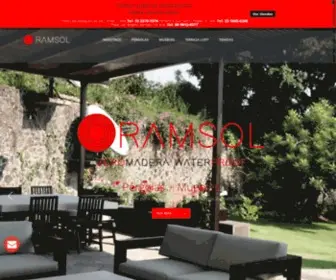 Ramsol.com(▷ Pérgolas y Muebles Todo Terreno ◁) Screenshot