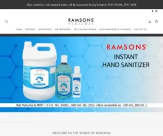 Ramsonsperfumes.com(Ramsons Perfumes) Screenshot