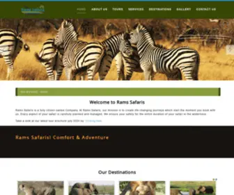 Ramssafaris.co.bw(Rams Safaris) Screenshot