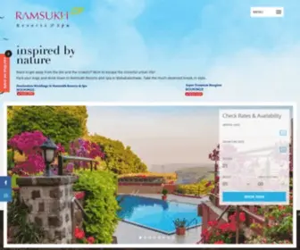 Ramsukhresorts.com(Book Hotets and Resort) Screenshot