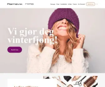 Ramsvik.no(Frisør i Bergen) Screenshot