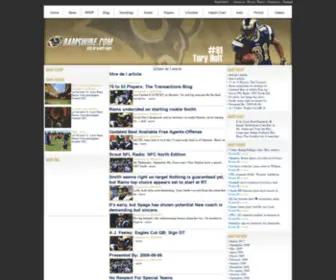 Ramswire.com(St. Louis Rams) Screenshot