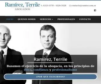 Ramter.com.ar(Ramter abogados) Screenshot