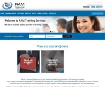 Ramtrainingservices.com.au(RAM Training Services) Screenshot
