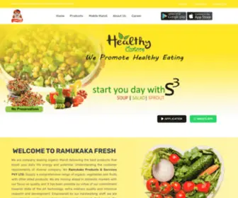 Ramukakafresh.com(Ramukaka Products & Services PVT LTD) Screenshot