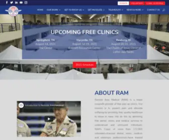 Ramusa.org(Remote Area Medical) Screenshot