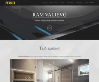 Ramvaljevo.com(Staklorezacka radnja RAM Valjevo) Screenshot