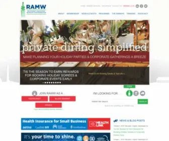 Ramw.org(Restaurant Association of Metropolitan Washington) Screenshot