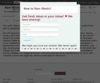 Ramwools.com(Fibrely) Screenshot