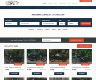 Ranabikerentalchandigarh.com(Rent a Bike in Chandigarh on Hourly) Screenshot