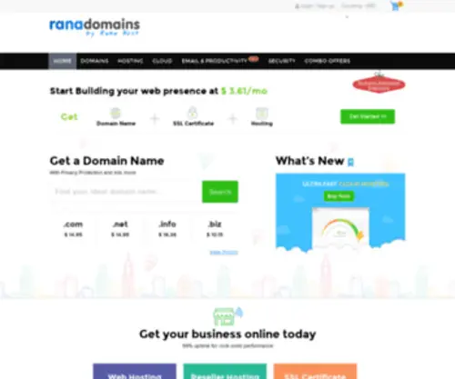RanaDomains.com(Supersite) Screenshot