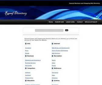Ranaf.com(General Business and Shopping Web Directory) Screenshot