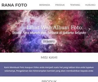 Ranafoto.top(Studio Foto yang anda paling butuhkan di Jakarta Selatan) Screenshot