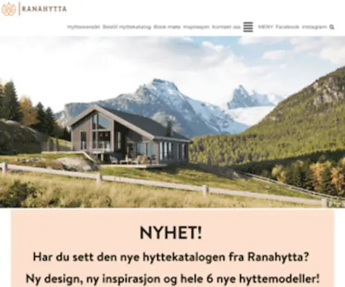 Ranahytta.no(Kvalitetshytter for folk flest) Screenshot