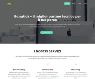 Ranatick.com(Partner Tecnico per Parchi) Screenshot