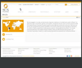 Ranbaxy.com.br(Saúde para o Brasil) Screenshot