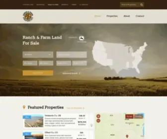Ranchandfarmproperties.com(Farms and Ranches For Sale) Screenshot