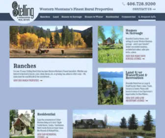 Ranchandland.com(Western Montana's Finest Rural Properties) Screenshot
