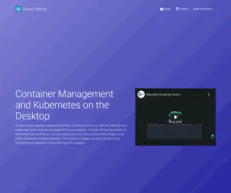 Rancherdesktop.io(Rancher Desktop by SUSE) Screenshot