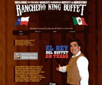 Rancherokingbuffet.com(Ranchero King Buffet) Screenshot
