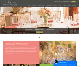 Ranchevents.com(Caterers in San Diego) Screenshot