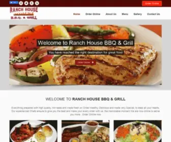 RanchhousebbQla.com(Ranch House BBQ & Grill) Screenshot
