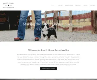 Ranchhousebernedoodles.com(Ranch House Bernedoodles) Screenshot