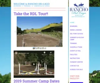 Rancho-Del-Lago.com(Rancho Del Lago Home) Screenshot