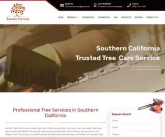 Rancho-Treecare.com(Our affordable tree servies include) Screenshot