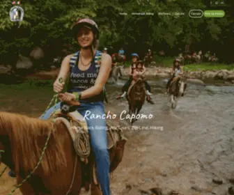 Ranchocapomotours.com(Rancho Capomo) Screenshot