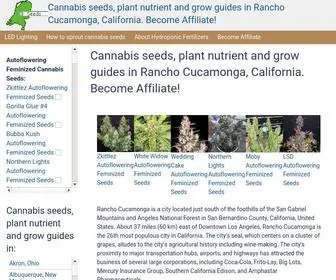 Ranchocucamongacannabis.tk(Cannabis seeds) Screenshot