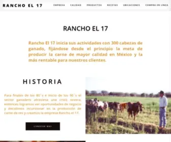 Ranchoel17.com(Rancho el 17) Screenshot