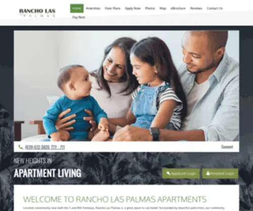 Rancholaspalmasapartments.com(Apartments for Rent in San Ysidro) Screenshot