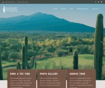 Ranchomanana.com(Rancho Manana Golf Club) Screenshot